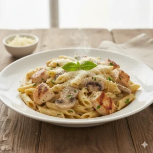 Penne Funghi di Pollo