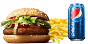 Falafel Burger Menü