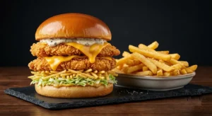 Route 66 Honey Crunch Burger